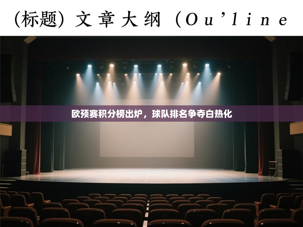 欧预赛积分榜出炉,球队排名争夺白热化 第2张