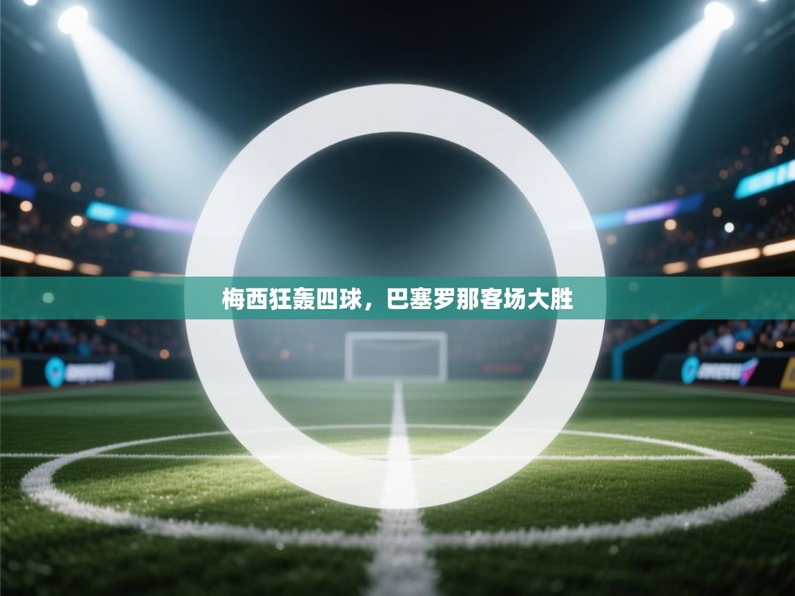 梅西狂轰四球,巴塞罗那客场大胜 第1张